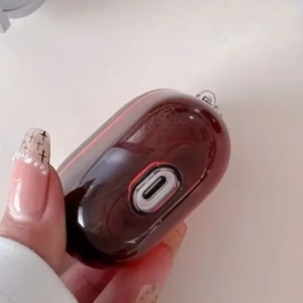 CASE AirPods - błyszczący z ruchomym piaskiem