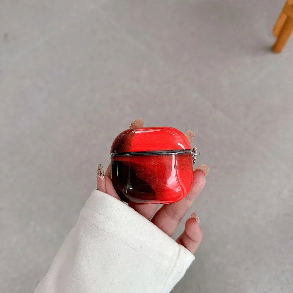 CASE AirPods - błyszczący z ruchomym piaskiem